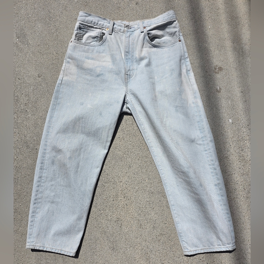 Levi's Made In Japan Pale Blue Relaxed Barrel Jeans